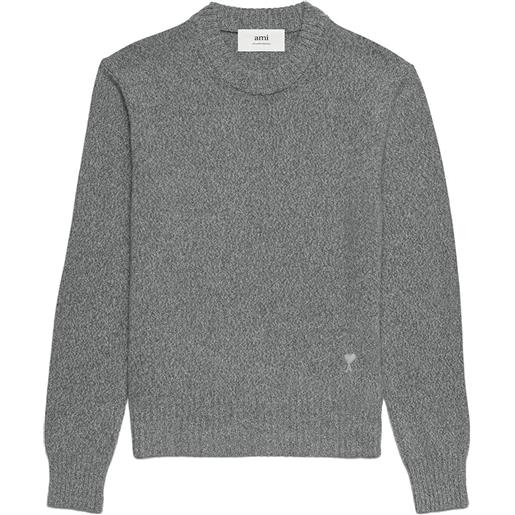 AMI Paris maglione girocollo - grigio