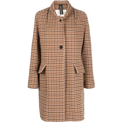 Mackintosh cappotto freddie a quadri - toni neutri
