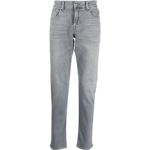 7 For All Mankind jeans affusolati skinny - grigio