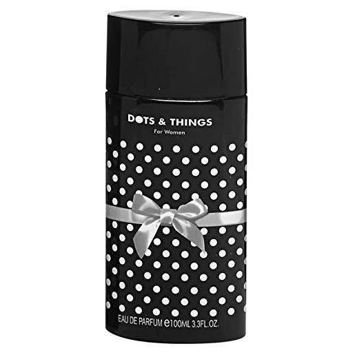 Real Time eau de parfum 100 ml donna dots and things black - tempo reale