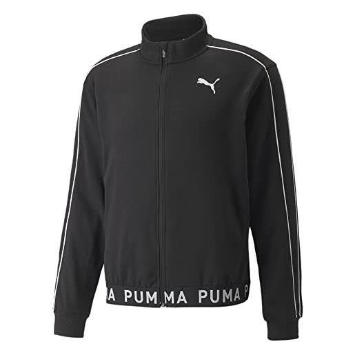 PUMA giacca train full zip, maglia uomo, black, xl