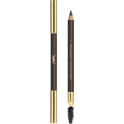 Yves Saint Laurent dessin des sourcils matita sopracciglia n°2 - brun profond