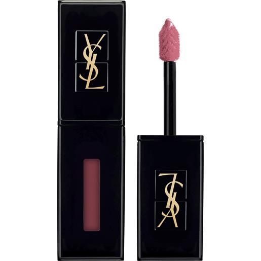 Yves Saint Laurent rouge pur couture vernis à lèvres vinyl cream lacca per le labbra n°407 - carmin session