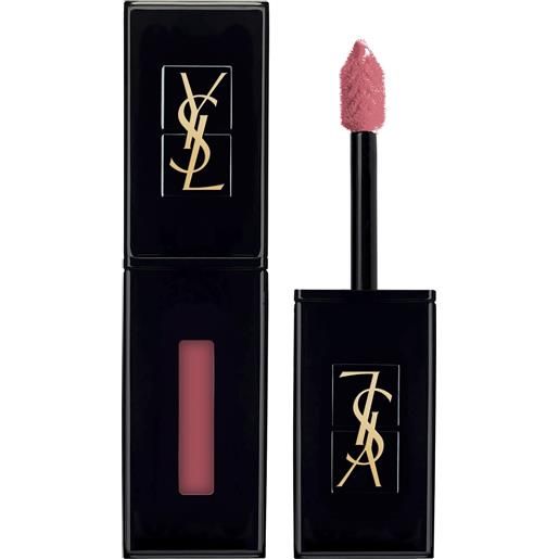 Yves Saint Laurent rouge pur couture vernis à lèvres vinyl cream lacca per le labbra n°412 - rose mix