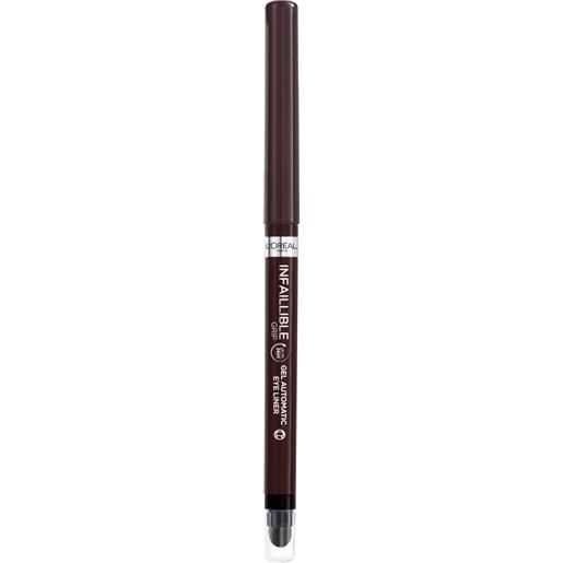 L'Oréal matita automatica in gel infaillible 36h grip liner 04 - brown denim