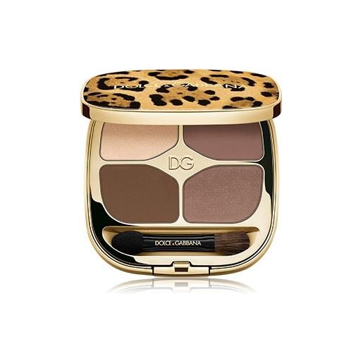 Dolce&Gabbana felineyes intense eyeshadow quad 2 - sweet cocoa