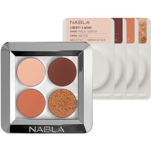 Nabla liberty x quad kit 7.22g palette occhi, ombretto compatto hot gaze