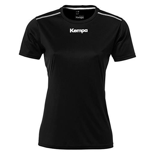 Kempa donna poly maglietta t-shirt, donna, 200235007, bianco, xl