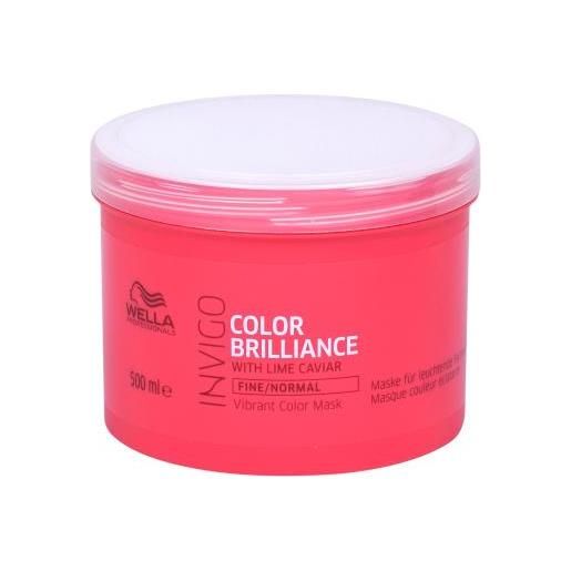 Wella Professionals invigo color brilliance maschera per capelli colorati 500 ml per donna