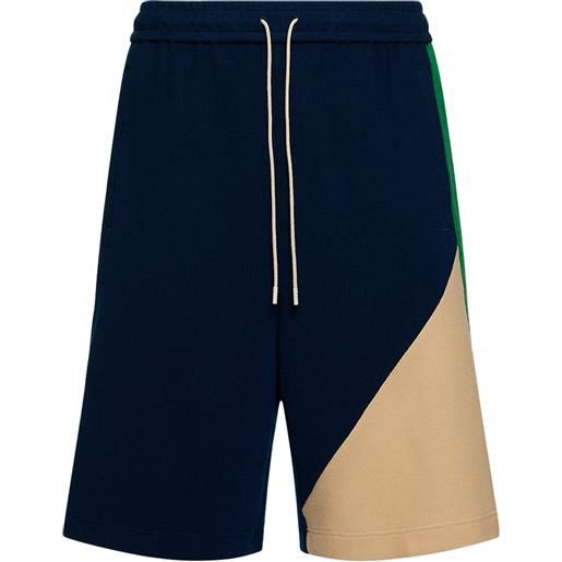 GUCCI shorts in felpa di cotone e lana / web