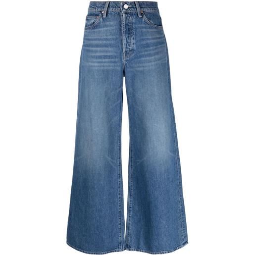 MOTHER jeans a gamba ampia - blu