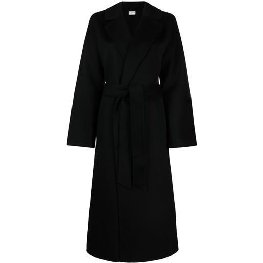 P.A.R.O.S.H. cappotto con cintura - nero