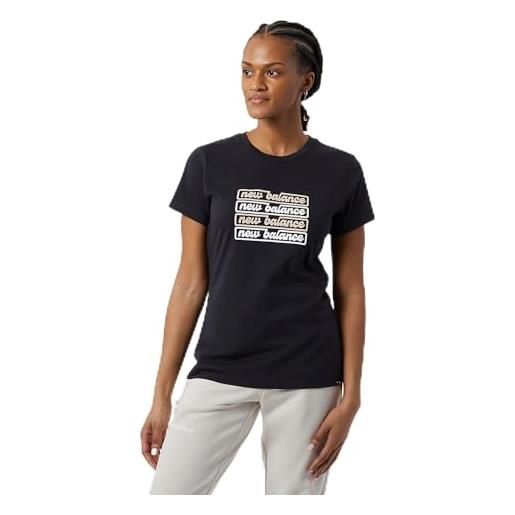 New Balance sport script graphic tee, donna