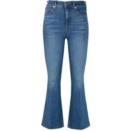 Veronica Beard jeans a vita alta carson - blu