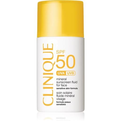 Clinique sun spf 50 mineral sunscreen fluid for face 30 ml