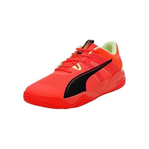 PUMA elimina pro ii, scarpe da ginnastica per ambienti interni uomo, rosso blast veloce giallo nero, 42.5 eu