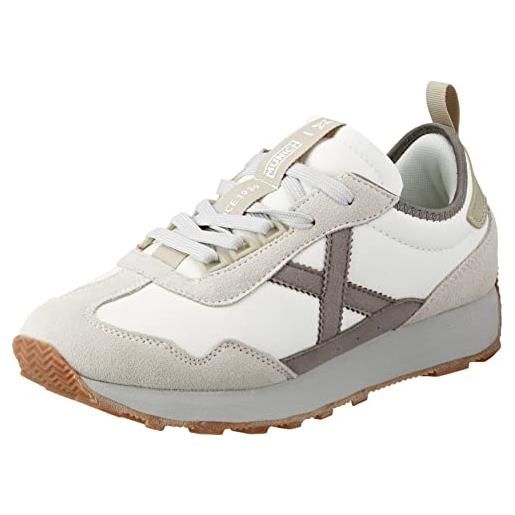 Munich um 50 snow flake, scarpe da ginnastica unisex-adulto, bianco, 42 eu