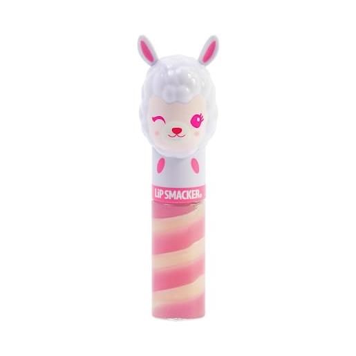 Lip Smacker lippy pals llama, lucidalabbra aromatizzati per bambini ispirati agli animali, idratanti e leviganti per rinfrescare le labbra, al gusto di fragola