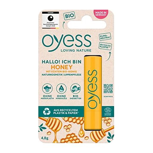 Oyess loving nature Oyess - matita per la cura delle labbra per labbra secche (1 x 4,8 g)