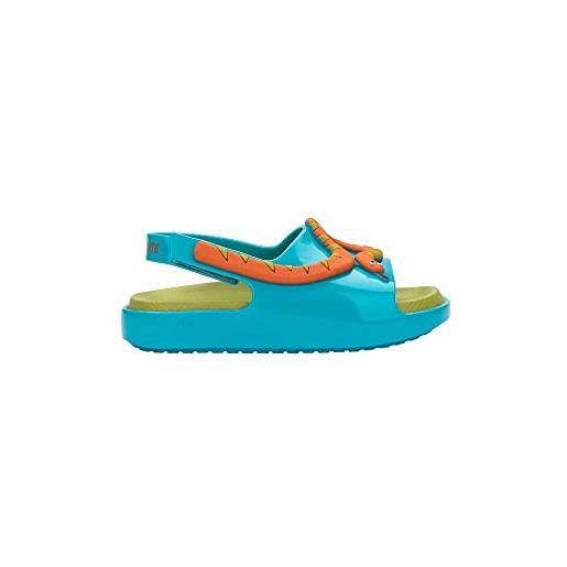 melissa mini cloud slide + fabula bb, sandali piatti per ragazze, blu, 25/25.5 eu