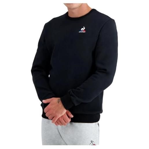 Le Coq Sportif ess crew-felpa n. 4 m, colore: nero maglione, s unisex-adulto