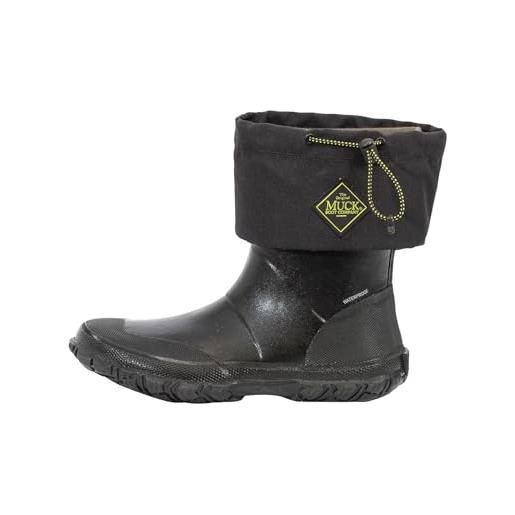 Muck Boots forager tall, stivali in gomma unisex-adulto, black/tan, 41 2/3 eu