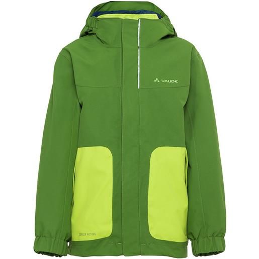 Vaude campfire 3 in 1 iv junior hood jacket verde 122-128 cm ragazzo