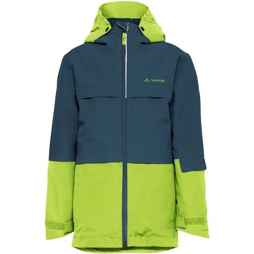 Vaude snow cup 3 in 1 ii junior hood jacket verde 110-116 cm ragazzo