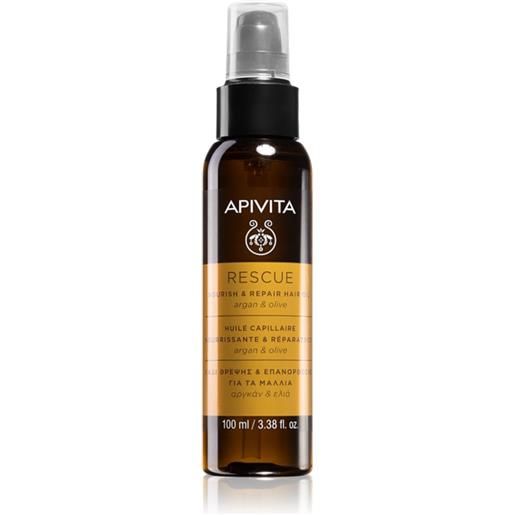 Apivita holistic hair care argan oil & olive 100 ml