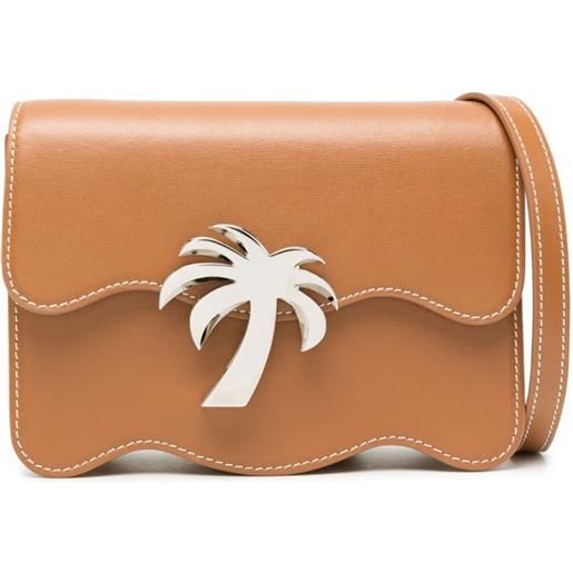 Palm Angels borsa a tracolla palm beach - marrone