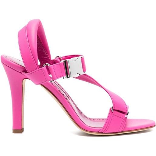 Manolo Blahnik sandali con fibbia 95mm - rosa