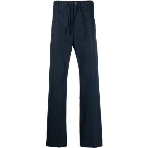 Alexander McQueen pantaloni con coulisse - blu