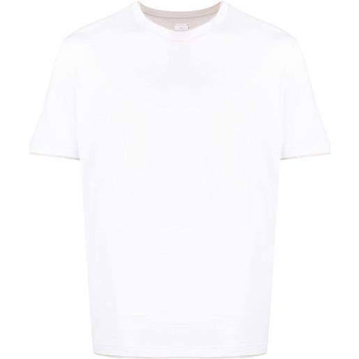 Eleventy t-shirt con design a strati - bianco
