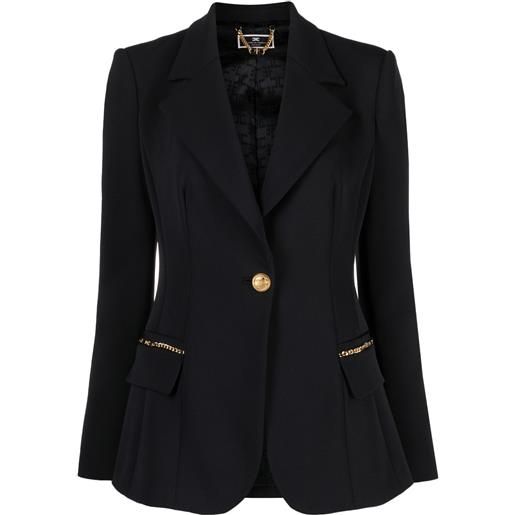 Elisabetta Franchi blazer con decorazione - nero