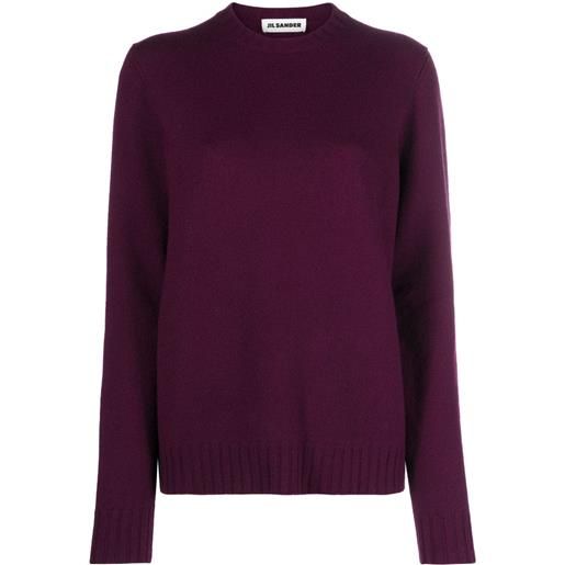 Jil Sander maglione girocollo - viola