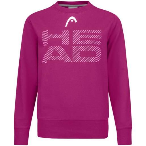Head Racket rally sweatshirt rosa s donna