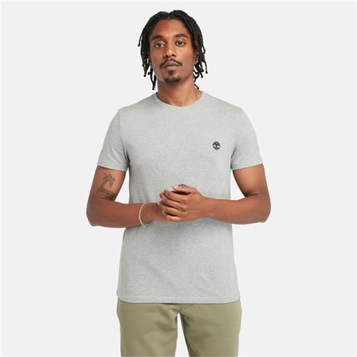 Timberland t-shirt dunstan river da uomo in grigio grigio
