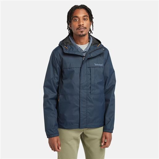 Timberland giacca guscio benton da uomo in blu marino blu marino