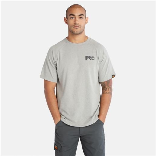 Timberland t-shirt con logo riflettente Timberland pro core da uomo in grigio grigio
