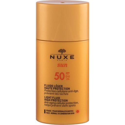 Nuxe crema viso fluida spf 50 sun (light fluid high protection) 50 ml