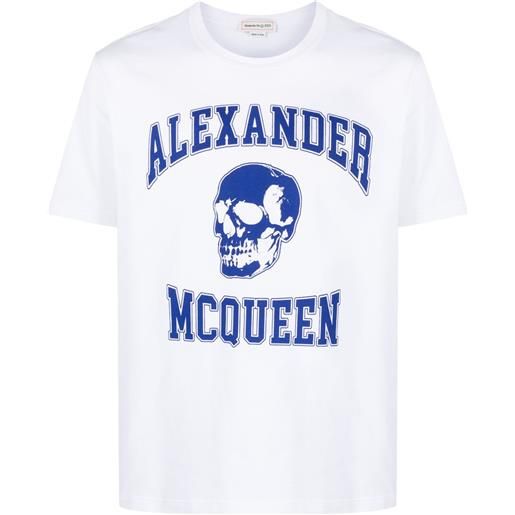 Alexander McQueen t-shirt con stampa teschio - bianco