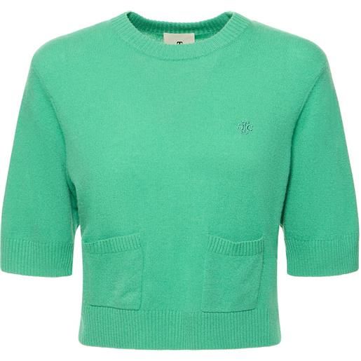 THE GARMENT t-shirt como in misto lana con logo