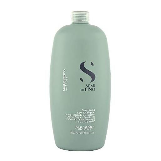 Alfa. Parf milano semi di lino scalp renew energizing low shampoo, 1000 ml