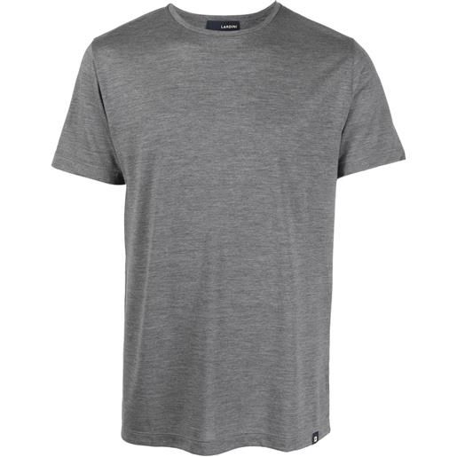 Lardini t-shirt con scollo rotondo - grigio