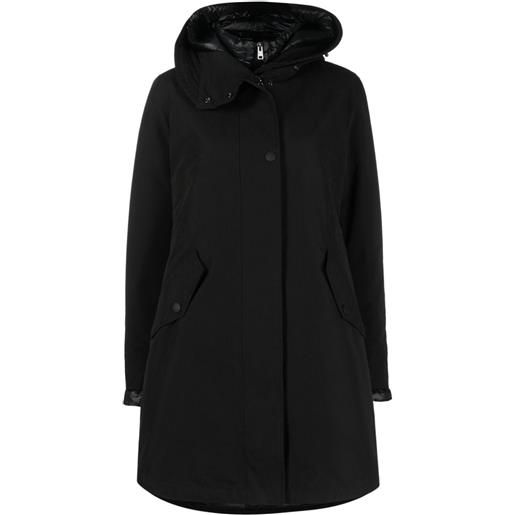 Woolrich cappotto imbottito reversibile - nero