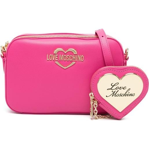 Love Moschino borsa a tracolla con logo - rosa