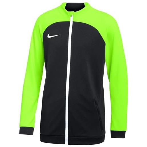 Nike y nk df acdpr trk jkt k giacca, nero/volt/bianco, 8-10 anni unisex-bambini e ragazzi