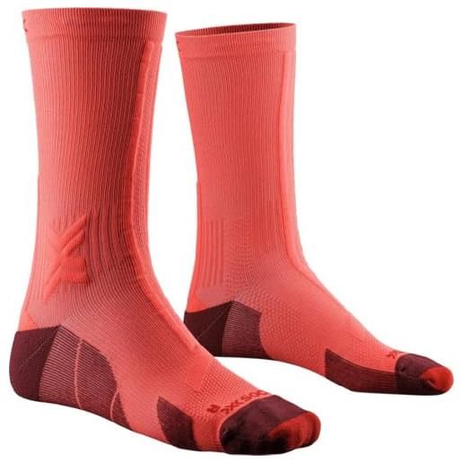 X-Bionic x-socks calzini equipaggio da uomo, rosso fluo, namib red, 42-44, rosso fluo/rosso namib, 42-44