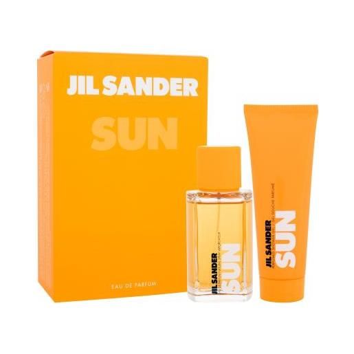 Jil Sander sun cofanetti eau de parfum 75 ml + gel doccia 75 ml per donna
