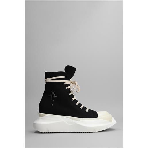 Rick Owens DRKSHDW sneakers abstract in cotone nero
